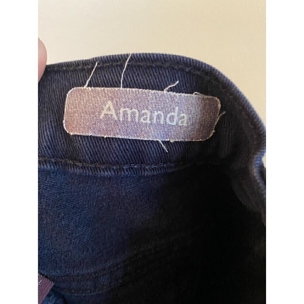Gloria Vanderbilt Blue Denim Jeans Sz.10 (Amanda) Short - Picture 4 of 5